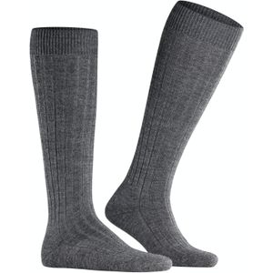 FALKE Teppich im Schuh heren kniekousen, grijs (dark grey) -  Maat: 43-44