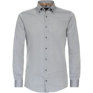 VENTI modern fit overhemd, popeline, grijs