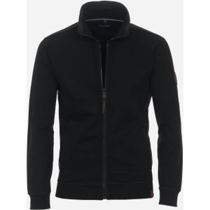 CASA MODA comfort fit vest, zwart -  Maat: 4XL
