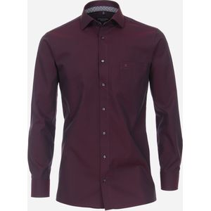 CASA MODA comfort fit overhemd, mouwlengte 72 cm, structuur, rood 47