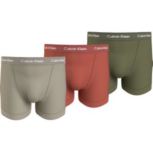 Calvin Klein - Boxershorts - Beige - Roest - Olijfgroen - Set van 3