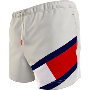 Tommy Hilfiger Medium Drawstring swimshort, heren zwembroek, wit - Maat: S