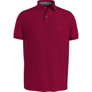 Tommy Hilfiger 1985 Regular Polo - heren poloshirt - donker roze-rood