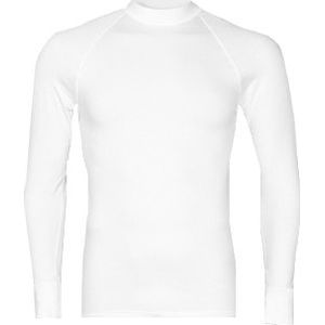 RJ Bodywear thermo T-shirt lange mouw, wit -  Maat: XXL