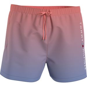 Tommy Hilfiger Medium Drawstring swimshort, heren zwembroek, oranje dessin