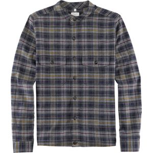 OLYMP Smart Casual Level 5 body fit overhemd, popeline, marineblauw geruit