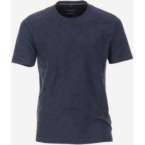 CASA MODA comfort fit heren T-shirt, blauw dessin -  Maat: L