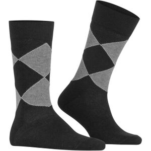 Burlington Kingston herensokken, zwart (black)