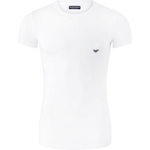 Emporio Armani T-shirt Iconic (1-pack), heren stretch T-shirt O-neck, wit