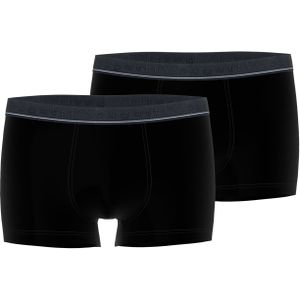 BUGATTI heren boxer normale lengte (2-pack), zwart -  Maat: XL