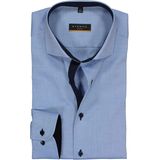 ETERNA slim fit overhemd, fijn Oxford heren overhemd, lichtblauw (blauw gestipt contrast) 42