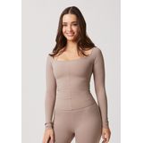 Björn Borg - Studio Ballerina Long Sleeve - Trainingstop - Slim-fit - Zwart