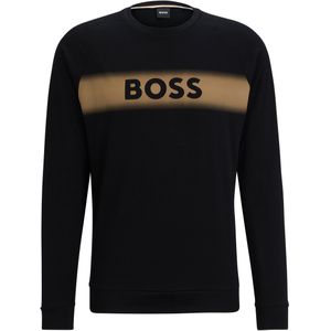 BOSS Authentic sweatshirt, heren lounge trui, zwart -  Maat: S