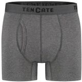TEN CATE Basics men classic shorts met gulp (2-pack), heren boxers normale lengte, antraciet grijs melange -  Maat: XL
