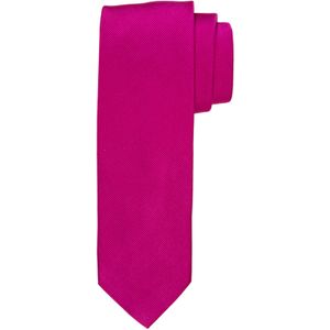 Profuomo stropdas, zijde, fuchsia roze -  Maat: One size
