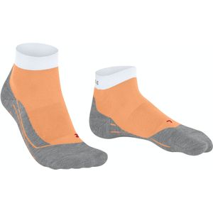 FALKE RU4 Endurance Short dames running sokken kort, oranje (orangette) -  Maat: 35-36