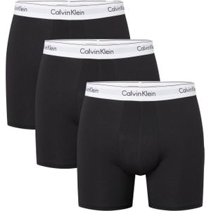 Calvin Klein Boxer Briefs (3-pack), heren boxers extra lang, zwart -  Maat: 4XL