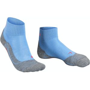 FALKE TK5 Wander Short dames trekking sokken kort, blauw (blue note) -  Maat: 39-40