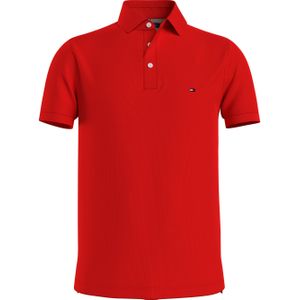 Tommy Hilfiger slim fit heren polo, 1985 Slim Polo, oranje