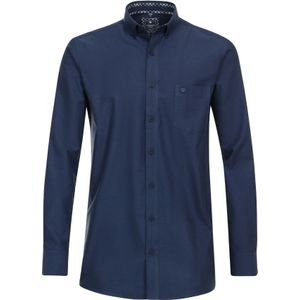 3 voor 99 | Redmond modern fit overhemd, twill, blauw