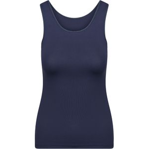 RJ Bodywear Pure Color dames top (1-pack), hemdje met brede banden, donkerblauw -  Maat: 4XL