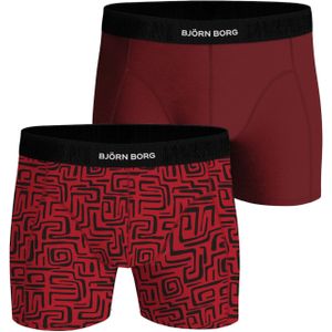 Bjorn Borg Cotton Stretch boxers, heren boxers normale lengte (2-pack), multicolor -  Maat: XS