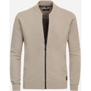 CASA MODA comfort fit vest, beige -  Maat: 5XL