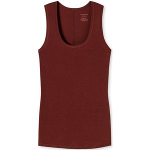 SCHIESSER Personal Fit singlet (1-pack), dames tanktop terracotta -  Maat: L