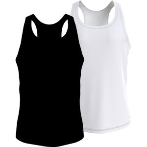 Tommy Hilfiger tanktop (2-pack), heren singlet, zwart, wit