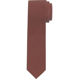 OLYMP smalle stropdas, oranje -  Maat: One size