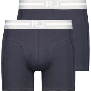 RJ Bodywear Everyday Breda boxer (2-pack), heren boxer normale lengte, donkerblauw -  Maat: L