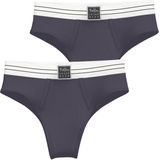 Bjorn Borg - Original Highwaist Briefs - Grijs - 2-pack - Dames