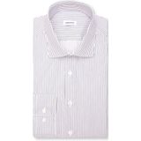 Seidensticker - Businessoverhemd - Donkerblauw - Slim 1/1 Kent Kraag Gestreept