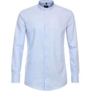 VENTI - Oxford - Overhemd - Blauw - Strijkvrij - Boordmaat 42