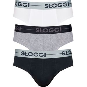 Sloggi Men GO Mini, heren slips (3-pack), grijs -  Maat: M