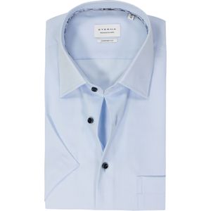 ETERNA comfort fit overhemd korte mouw, Oxford, lichtblauw