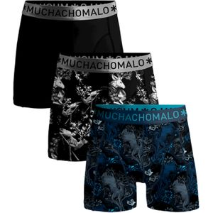 Muchachomalo boxershorts, heren boxers normale lengte (3-pack), Man Deer -  Maat: 3XL