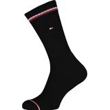Tommy Hilfiger Iconic Sport Socks (2-pack), heren sportsokken katoen, zwart -  Maat: 39-42