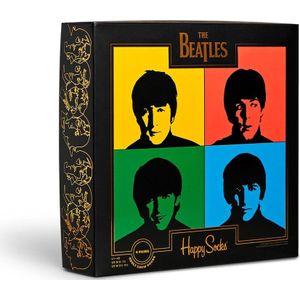 Happy Socks The Beatles Gift Set (4-pack), unisex sokken in cadeauverpakking