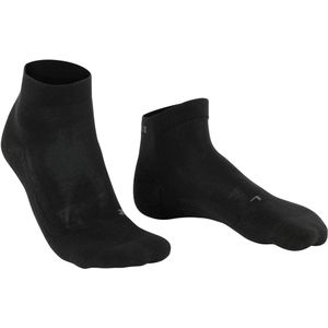 FALKE GO2 Short heren golf sokken kort, zwart (black) -  Maat: 42-43