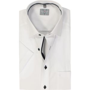 MARVELIS comfort fit overhemd, korte mouw, popeline, wit