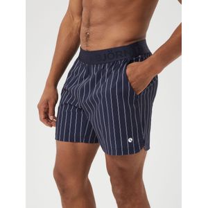 Bjorn Borg Ace Pinstripe Short Shorts, heren broek kort, blauw gestreept -  Maat: XL