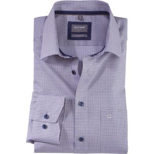 OLYMP Luxor comfort fit overhemd, popeline, natuur dessin