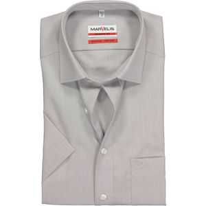 MARVELIS modern fit overhemd, korte mouw, grijs 43