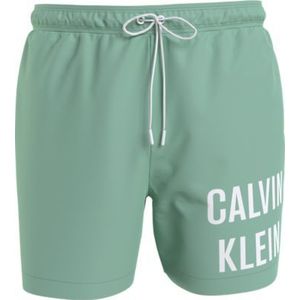 Calvin Klein Medium Drawstring swimshort, heren zwembroek, groen -  Maat: XL