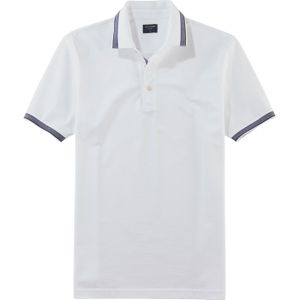OLYMP Polo Casual, modern fit polo, wit -  Maat: XL