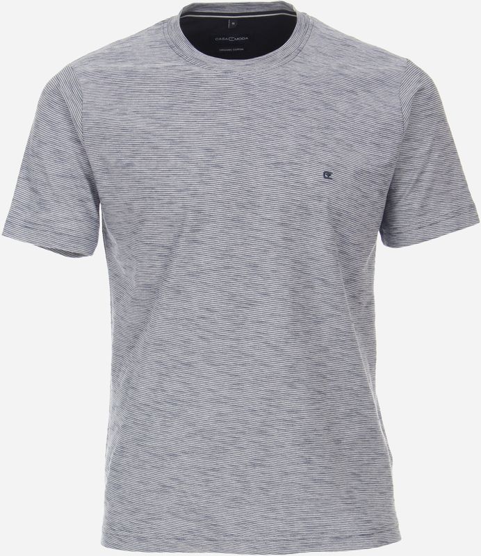 CASA MODA comfort fit heren T-shirt - blauw dessin