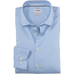 OLYMP Level 5 body fit overhemd, popeline, bleu