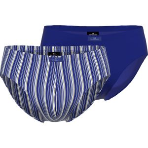 Gotzburg heren sport slip (2-pack), donkerblauw gestreept