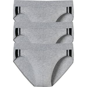 SCHIESSER 95/5 Stretch rio slips (3-pack), grijs -  Maat: XL